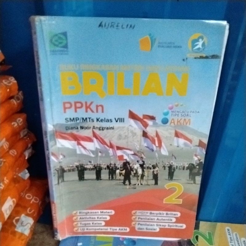 buku brilian PPKn SMP/Mts kelas VIII/8/2