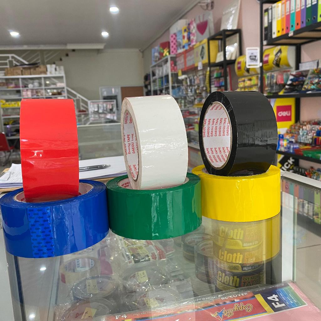 

DAEGU OPP 2” WARNA / Lakban daegu warna 2”/ Lakban Warna / 48mm x 85yd