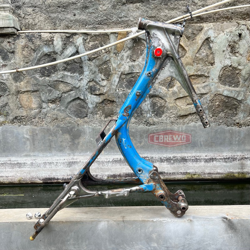 Rangka cb tatanan bahan rangka original begel panjang nganjukan rapi presisi sudut tidak dlosor