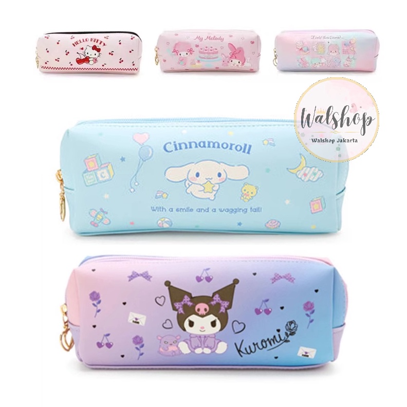 

Walshop Tempat Pensil 2 Resleting Premium Sanrio Melody Cinnamoroll Kuromi Twin Stars TP2 KODE P8I5