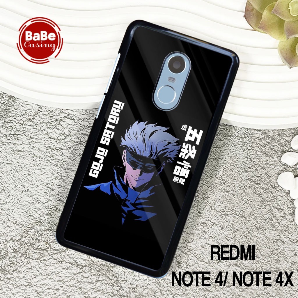 Case Redmi Note 4 / Note 4x  Terbaru - Casing Redmi - Motif Jujutsu Hardcase Premium Glossy - Softca