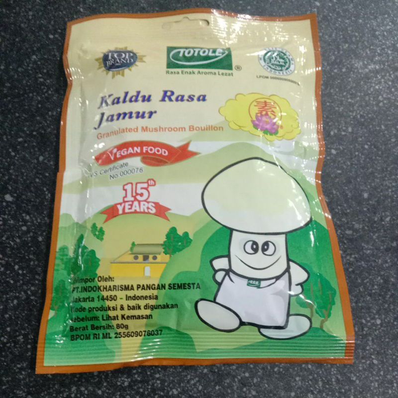 

Kaldu Rasa Jamur 80g Totole