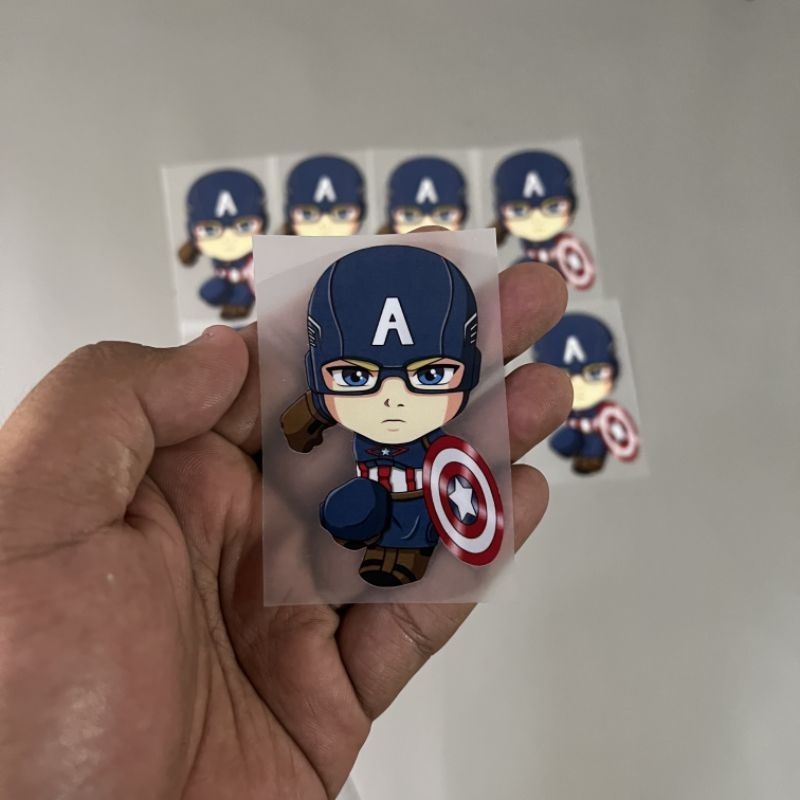 SABLON DTF | SABLON BAJU | SABLON PRESS | MARVEL | DC | CAPTAIN AMERICA | SABLON TERBAIK TAHAN LAMA 