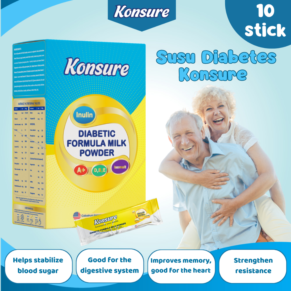 

Susu Diabetes Konsure - Suplemen Nutrisi Khusus [20g]