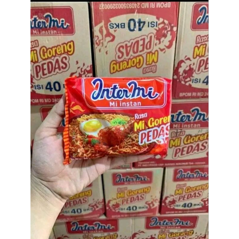 

intermie goreng 1 dus / mie instan murah (ORI dan PEDAS)