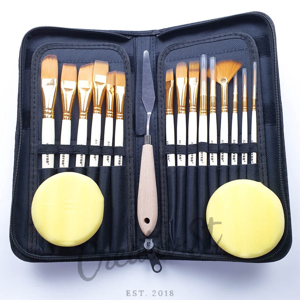 

KODE E2K8 Joyko Art Brush Set Kuas Lukis Set Brush BRS12
