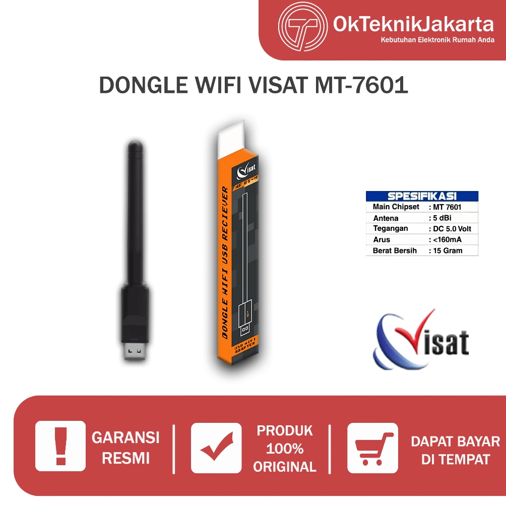 BISA COD Usb Wifi Wireless Adapter 15 Mbps Usb Dongle Wifi Visat MT 761 Untuk Receiver Parabola set 