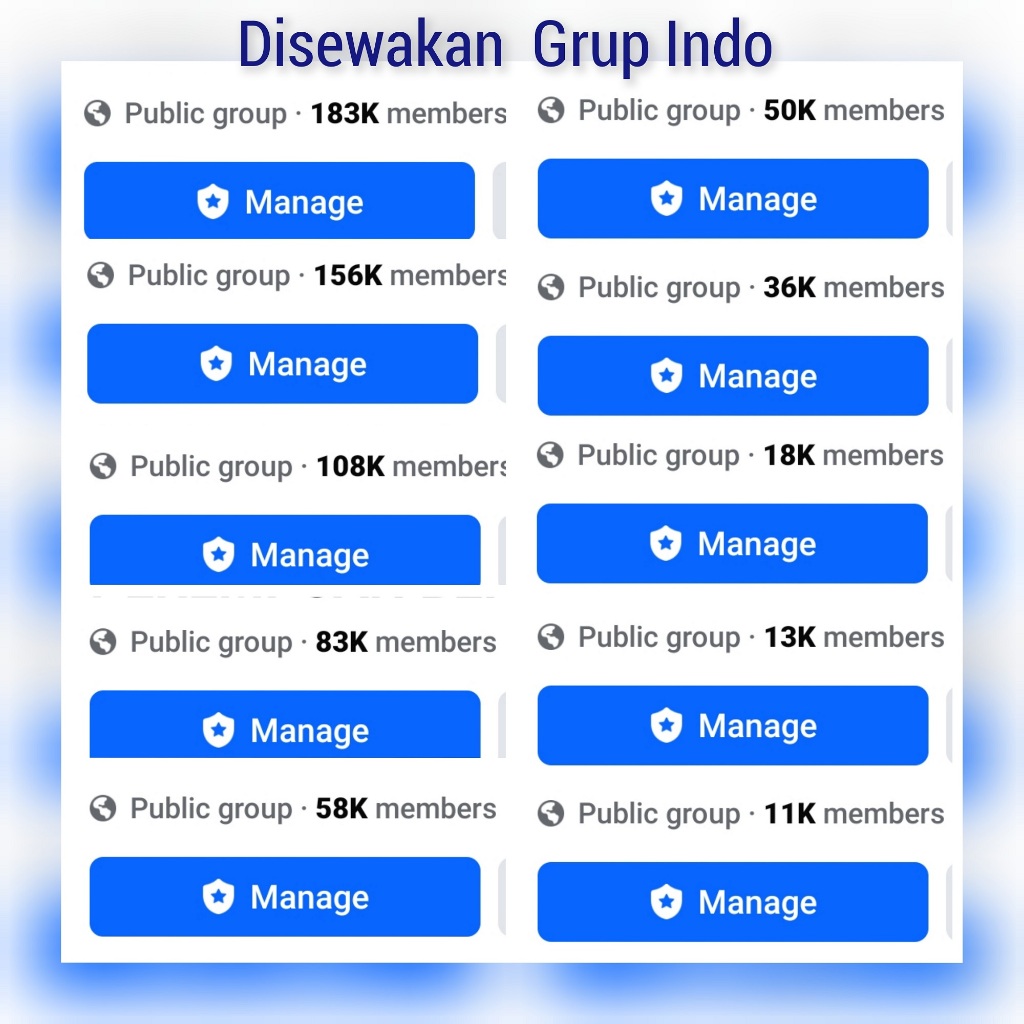 Disewakan 10 Grup facebook Kolam indo, Niche cewek, bisa untuk main fitur bonus, reels, instream fac