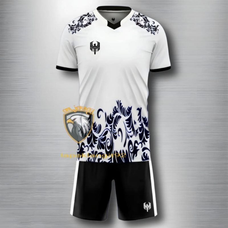 Setelan Jersey Bola Dewasa Baju Bola Futsal Pria Wanita Set Baju Celana