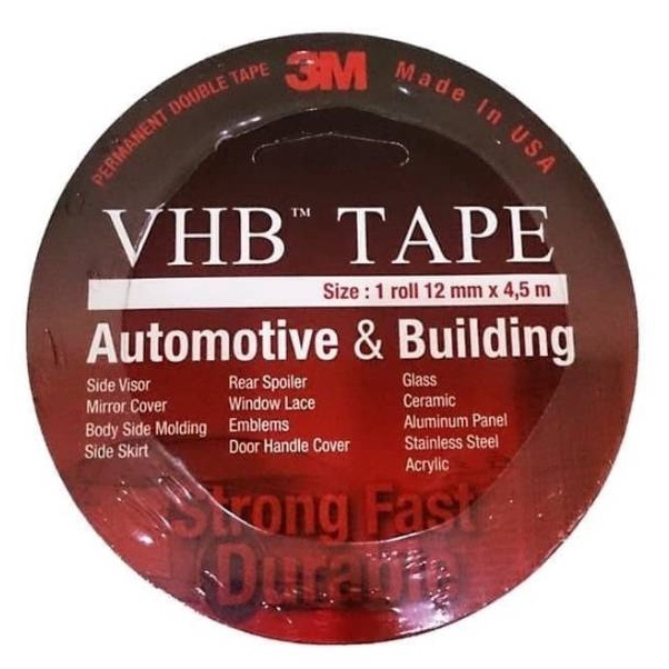 

Double Tape 3M VHB Original 3M 24mm x 45M 12mm x 45M KODE W8D1