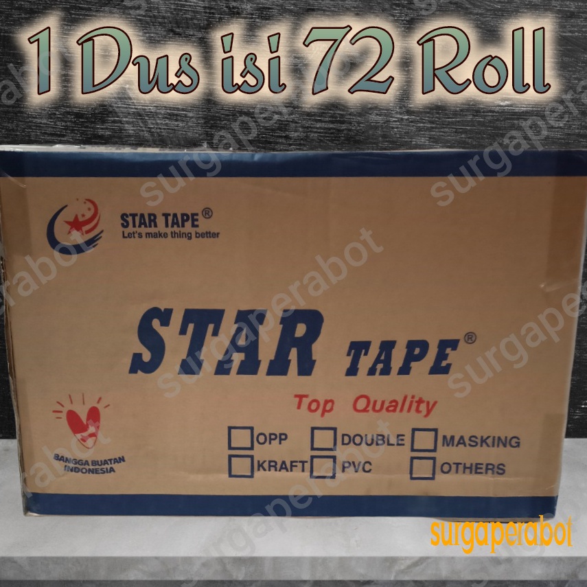 

Lakban Bening Coklat 1 dus isi 72 roll 45mm x 9Yard 2 inch Murah Ekonomis 1 karton box KODE Y7R7