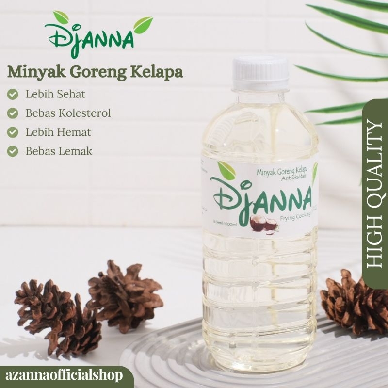 

DJANNA-Coconut Oil-Minyak Goreng Kelapa Murni 100%-Minyak Antioksidan-500 ml