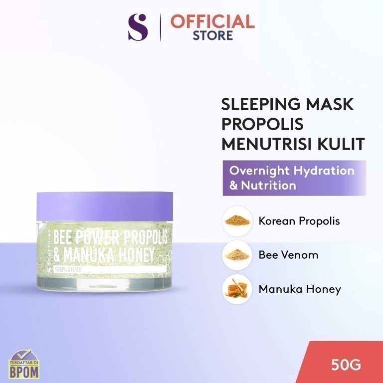 SOMETHINC Bee Power Propolis  Manuka Honey Sleeping Mask m G2I7