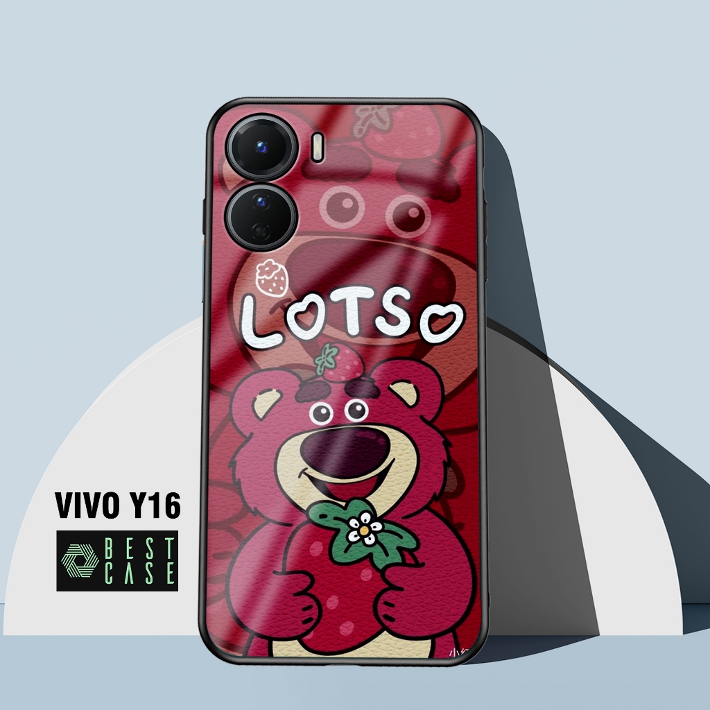 Case VIVO Y16 - Casing Hp VIVO Y16 - Motif ( LOTSO ) - Silikon Hp  VIVO Y16 - Softcase Glass Kaca - 