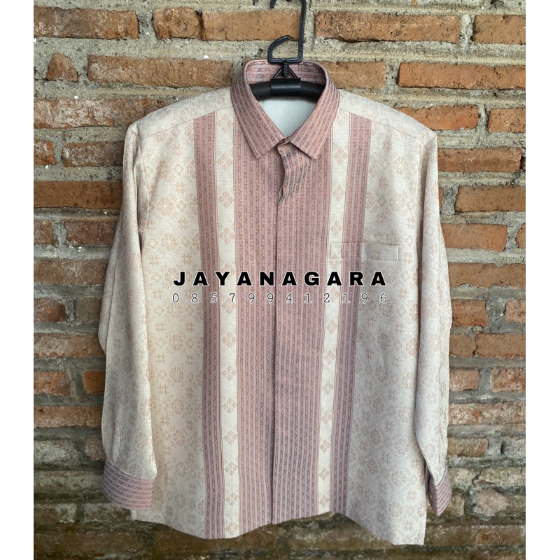 Kemeja Tenun Jayanagara Original Handmade 057