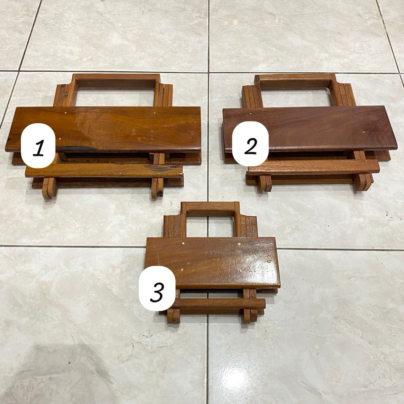 rehal / meja bahan kayu ulin