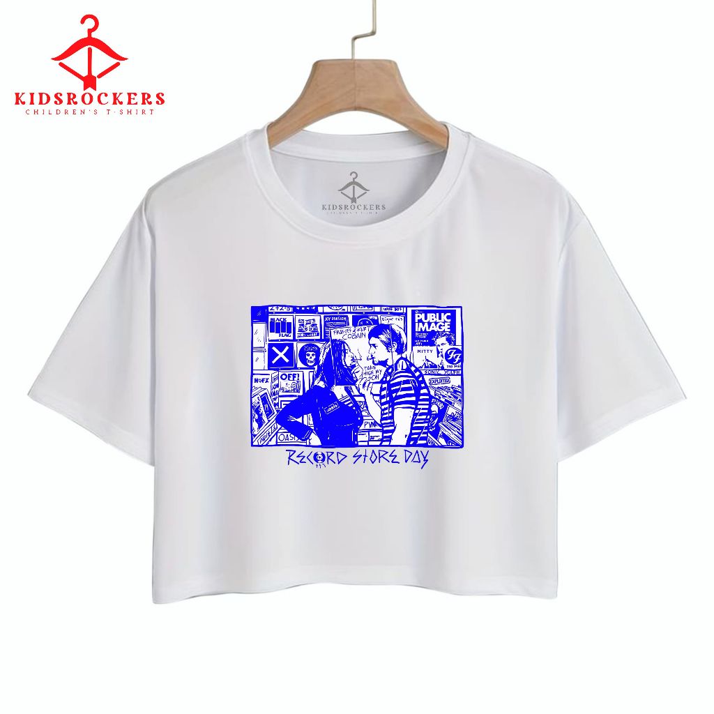 Ivanka Clothing t-shirt Crop top Record store day kaos wanita bahan katun 24s kualitas distro