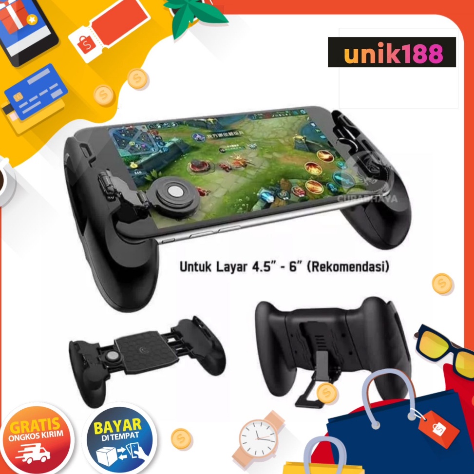KODE N18H GamePad 3in1 untuk game apa saja bisa joy stik handphone joystik hp joystik gaming