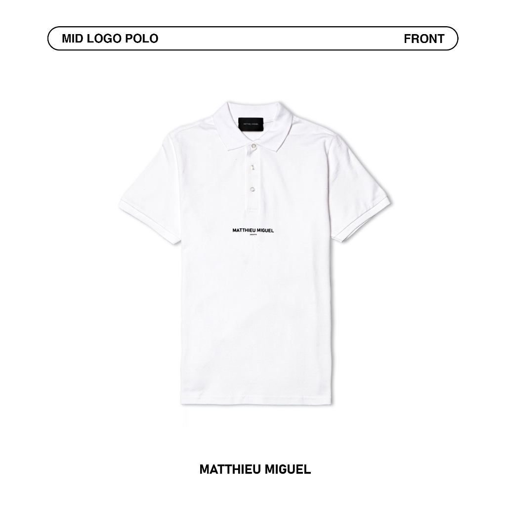 MATTHIEU MIGUEL - MID LOGO POLO SHIRT