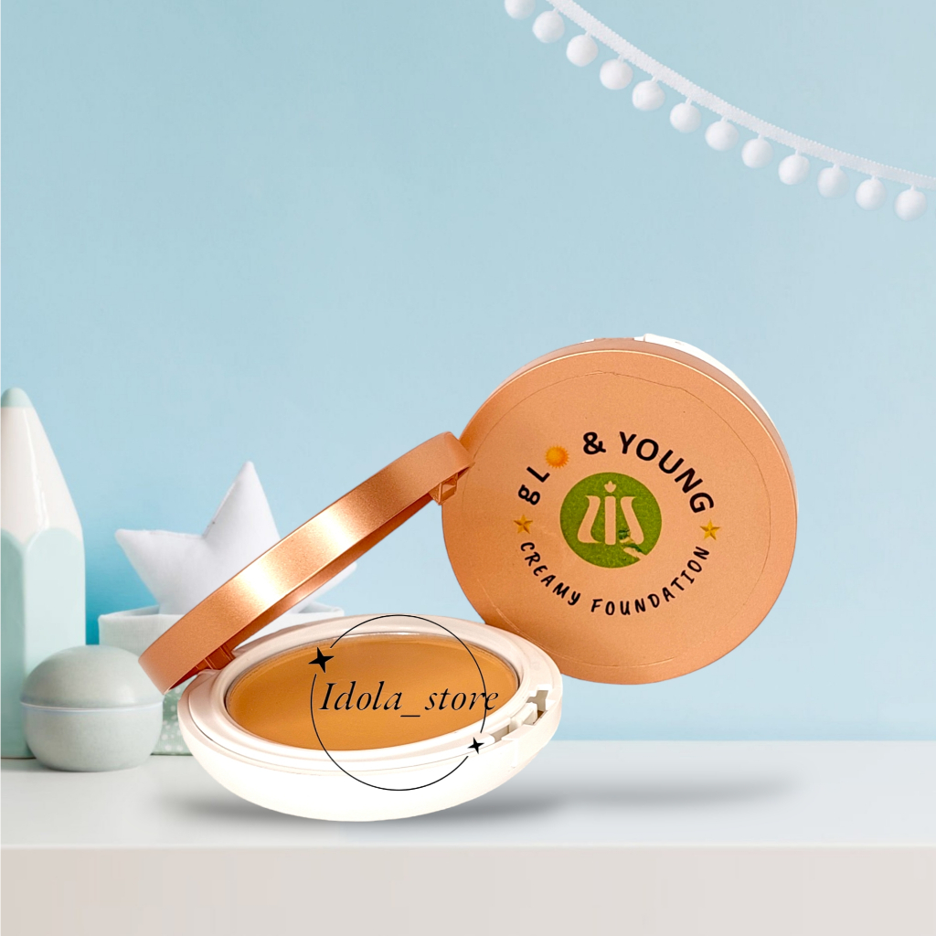 Liz Skincare Glow & Young Compact Powder ( Bedak Glowing )