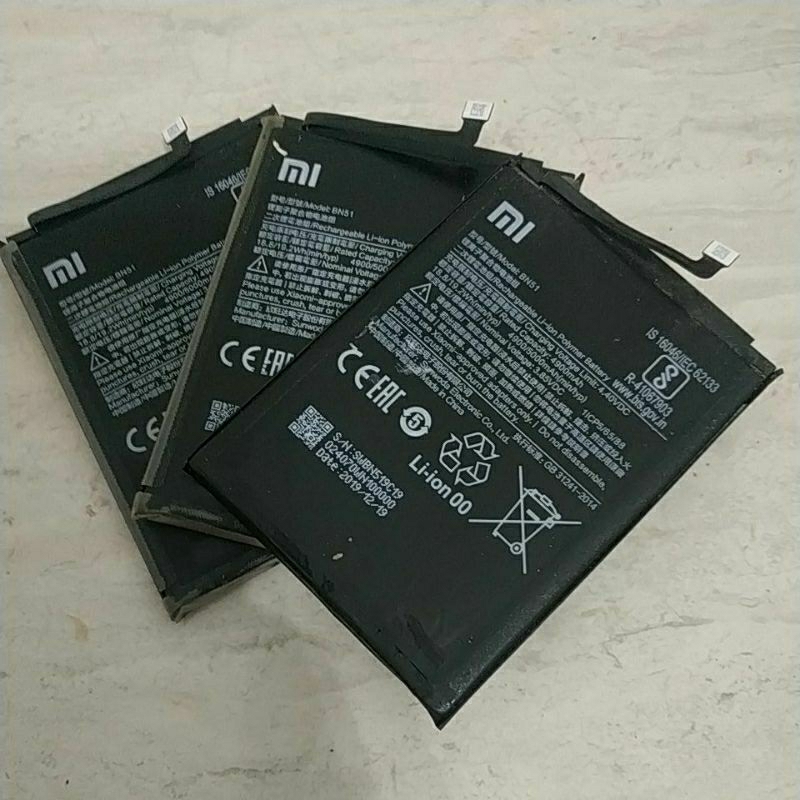 baterai bekas original Redmi 8 / Redmi 8a bn51