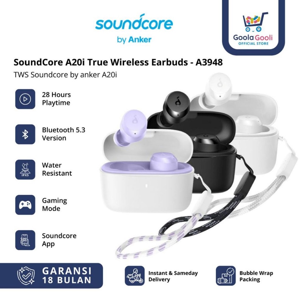 KODE T64P Soundcore Anker TWS A2i Anker SoundCore A2i  A3948