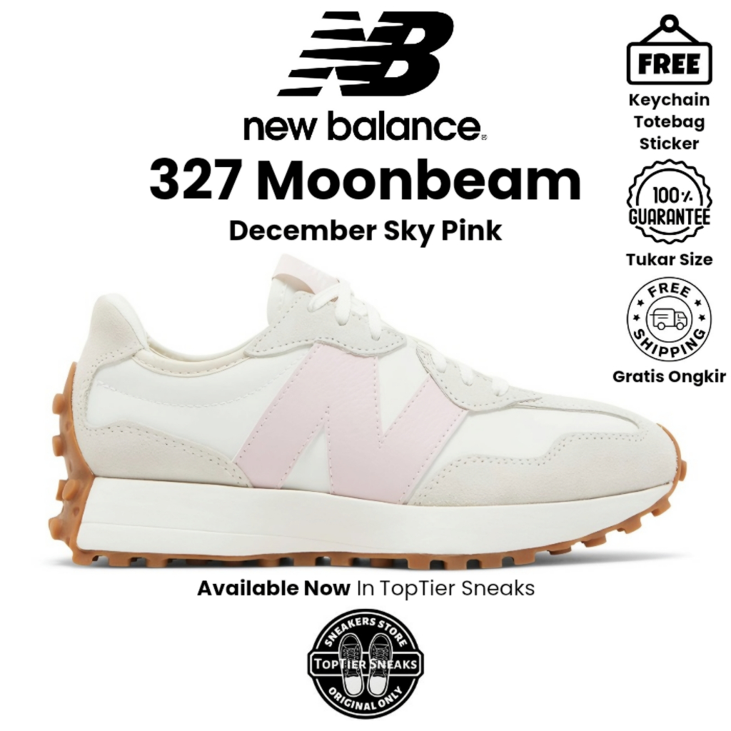 NB 327 Balance 327 Moonbeam December Sky Beige Pink Women's WS327OR