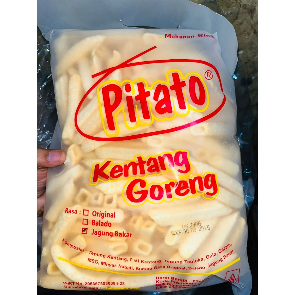

PITATO KENTANG GORENG 250gr