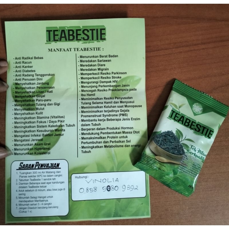 

TEABESTIE PENYEMBUH ASAM URAT KOLESTEROL DLL 100% ORIGINAL BUNDLING 3 Saset