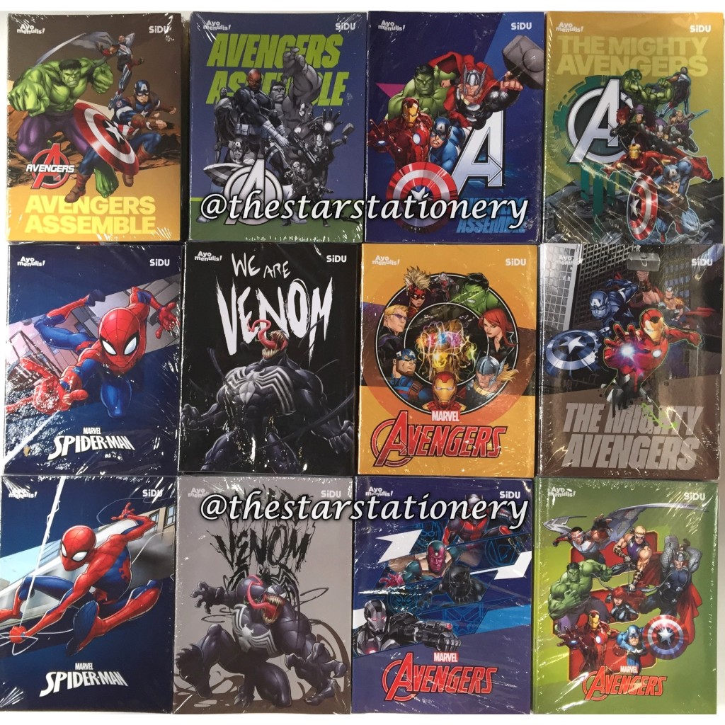 

(1 Pak Isi 10 Buku) Buku Tulis SIDU 38 Lembar Karakter / Buku Tulis SIDU 38 (1 Pak/10)