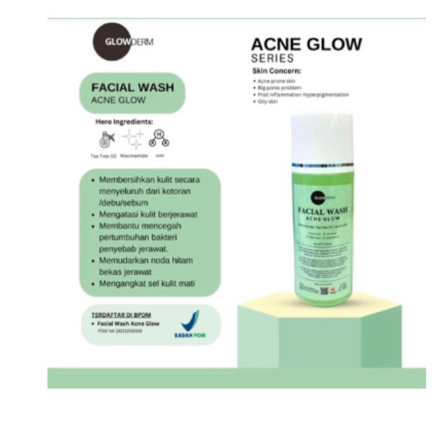 Facial Wash Acne Glowderm