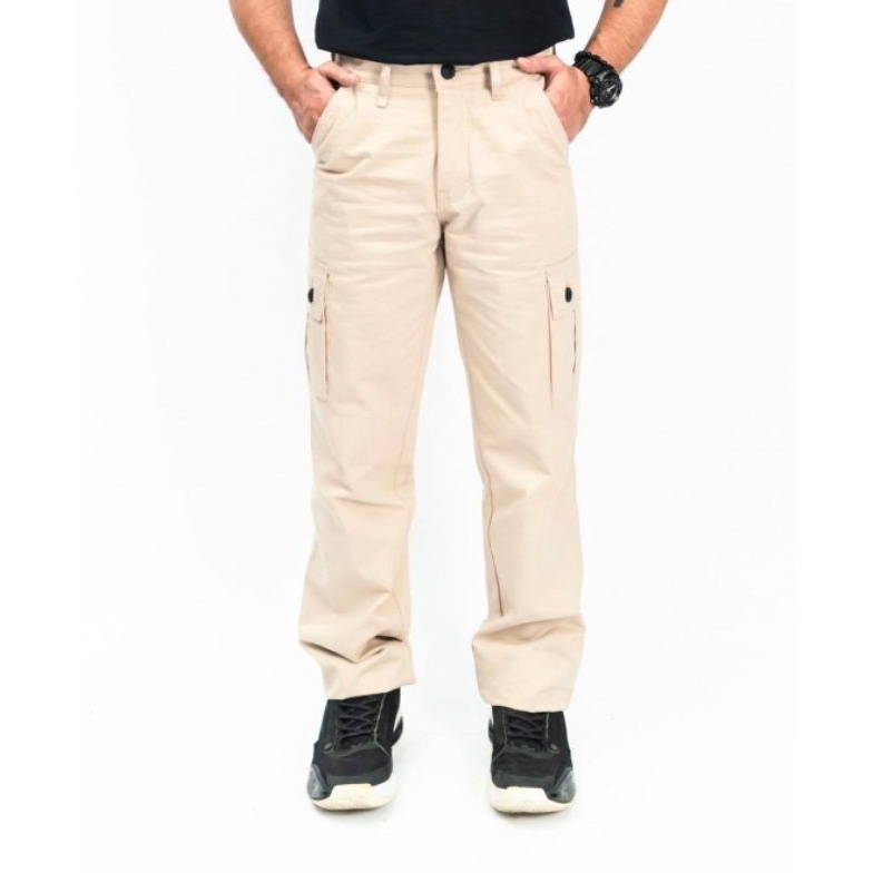 KODE F78R Celana Cargo Panjang Pria Reguler Loose Gombrong Straight Premium Celana Kargo Pria Dewasa