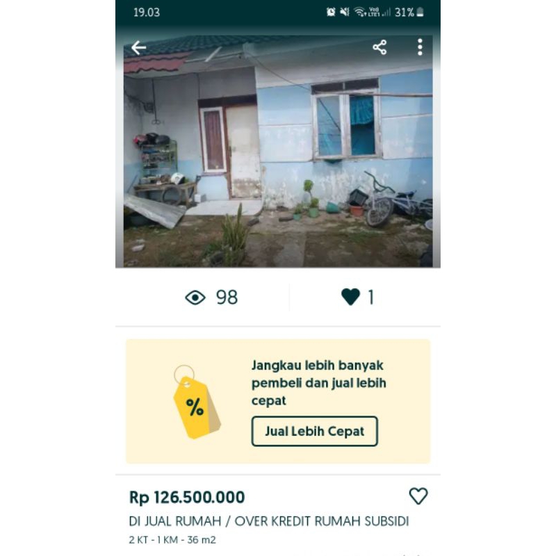 OVER KREDIT RUMAH SUBSIDI