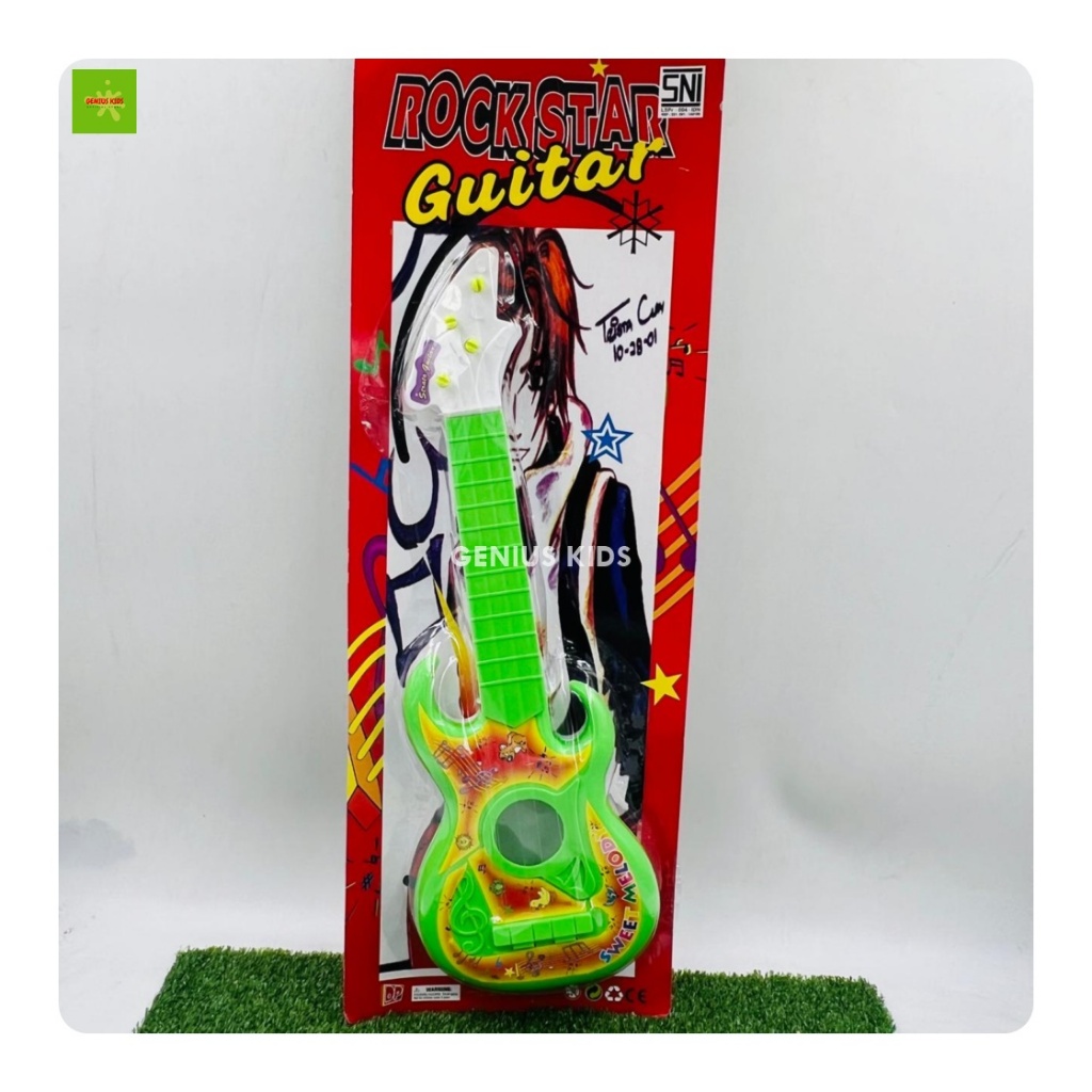 Mainan anak gitar plastik set mainan edukasi