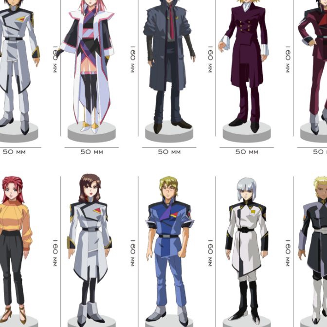 KP8 GUNDAM SEED FREEDOM ACRYLIC STAND  STANDE FIGURE ANIME GUNDAM SERIES GUNDAM SEED FREEDOM