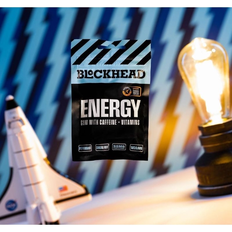 

Blockhead Energy Gum - Permen Karet Energi - Permen Karet Olahraga
