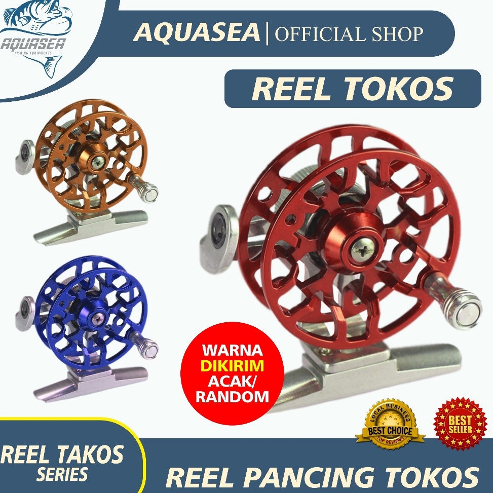 KODE E1Z AQUASEA Reel Pancing Tokos Katrol Kerekan Pancing Fishing Material Full Metal Reel Tokos FD