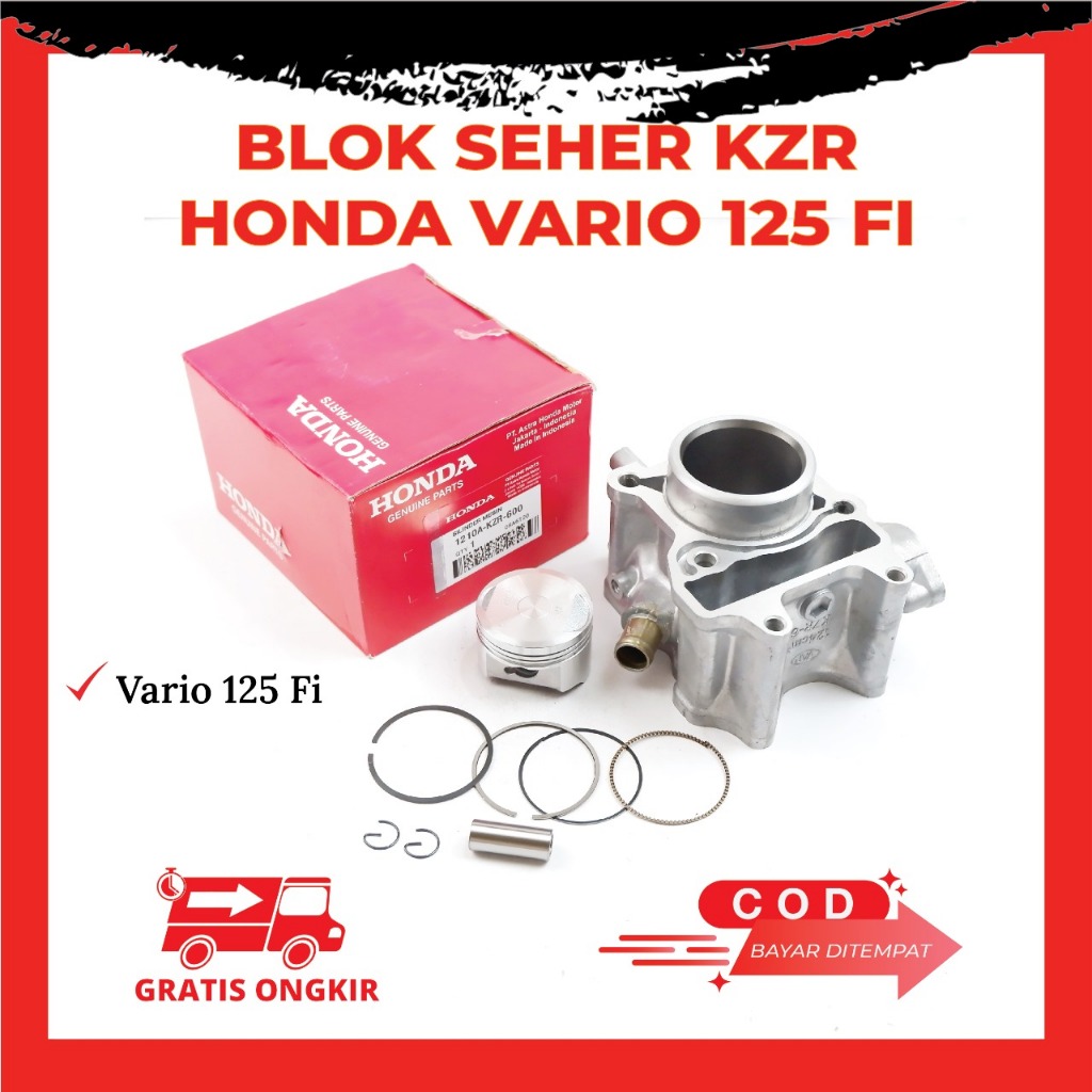 Blok Seher Honda Vario 125 FI - Blok Seher Mesin Motor Vario 125 FI Techno Kode KZR