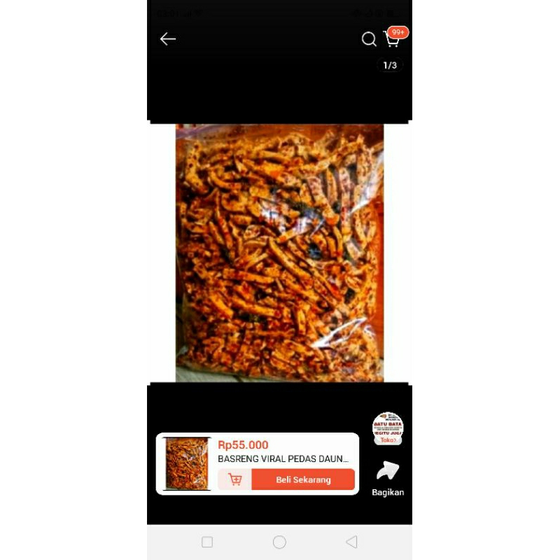 

Basreng pedas daun jeruk enakkkk