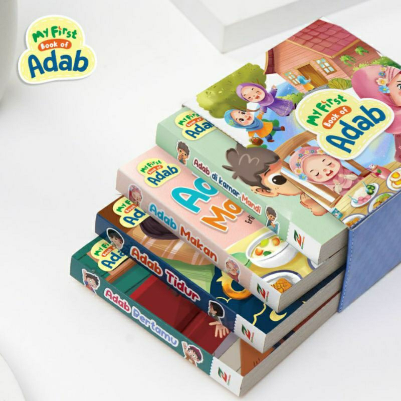 ZiyadBooks - My First Book Of Adab Board Book Buku Bayi 0 bulan 3 tahun Belajar Adab Islam
