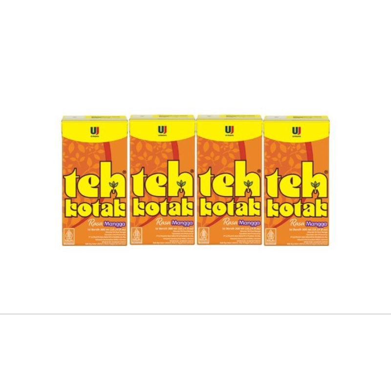 

teh kotak 4 x 300 ml per pack isi 4
