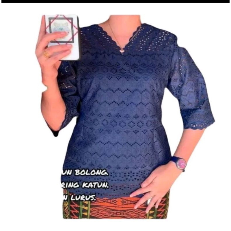 blus katun Bangkok premium