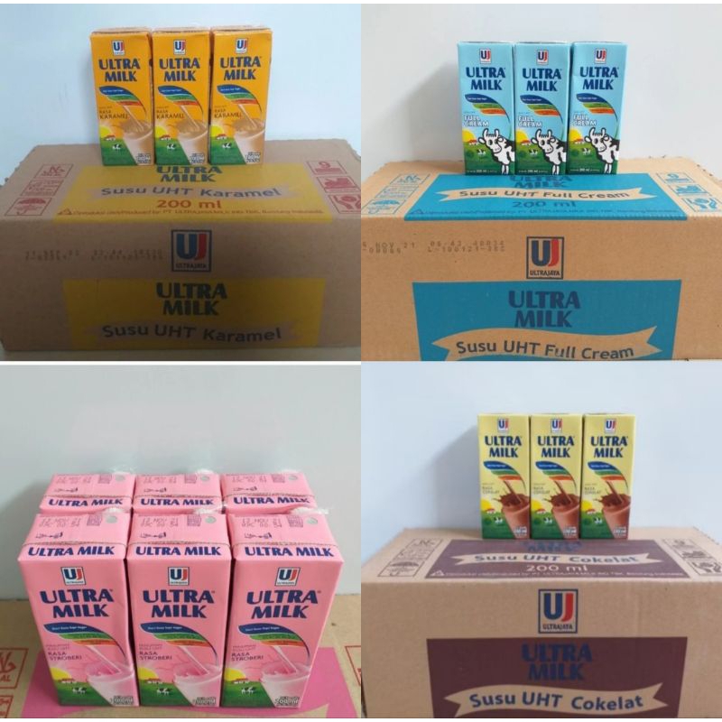 

Ultra Milk Uht 200ml 1dus isi 24pc