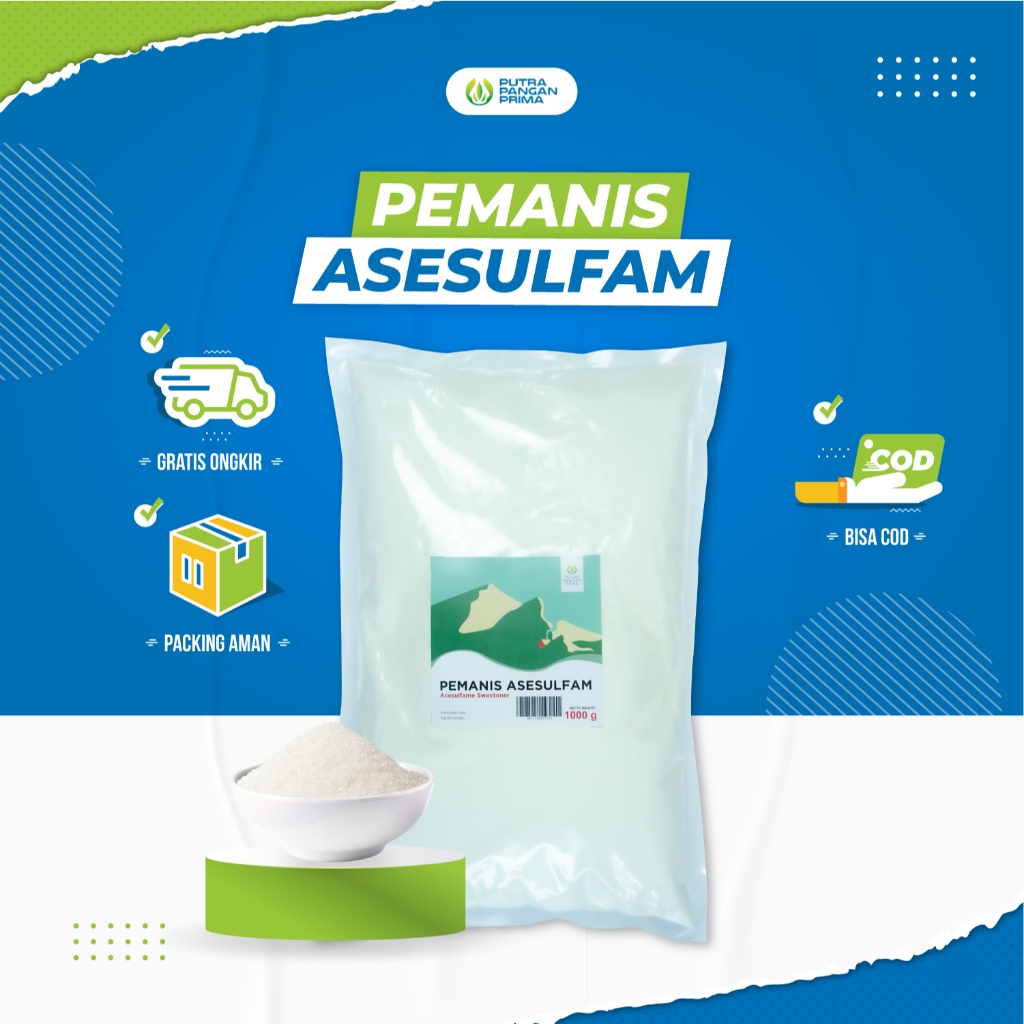 

Asesulfam K Sari Manis Pemanis Makanan Minuman Buatan Acesulfame 500gr 1kg