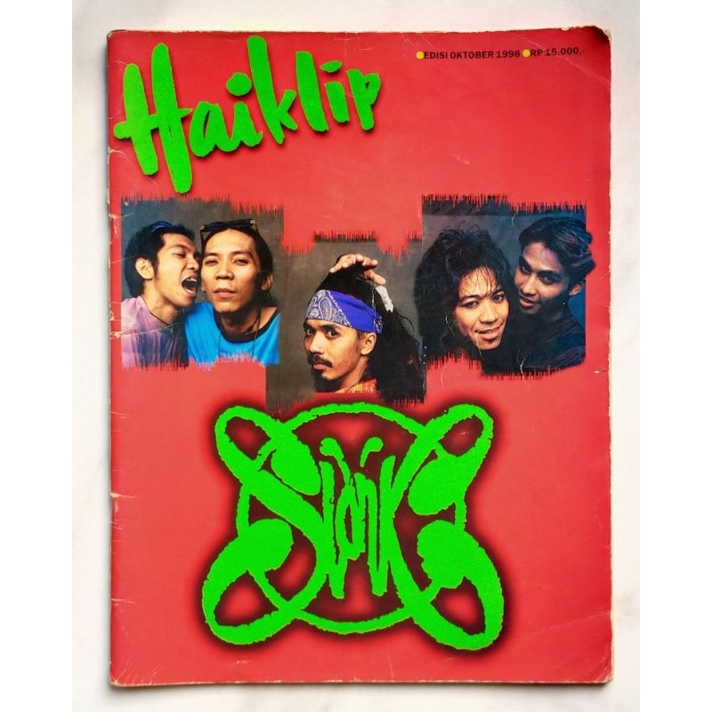 Majalah Hai Klip SLANK edisi Oktober 1998  Langka 