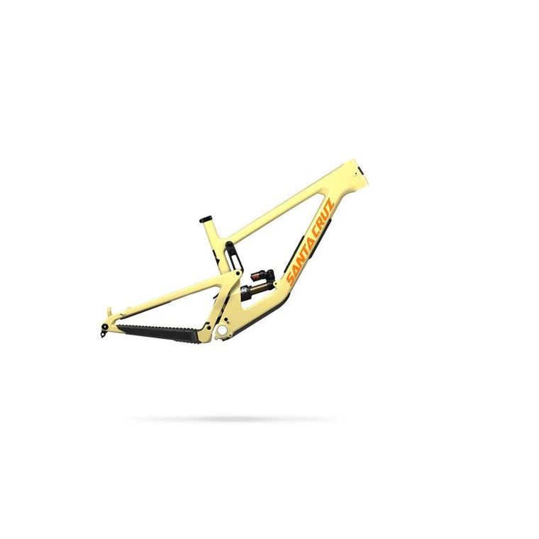 Frame Sepeda MTB SANTA CRUZ Nomad 6 CC Fox X2 Air Factory Gloss Marigold Yellow - Size M. 32553