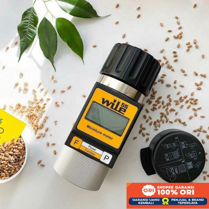 Grain Moisture Meter TESTER WILE 55 ALAT Menguji Kelembapan Biji Bijian ORIGINAL Dengan no perizinan