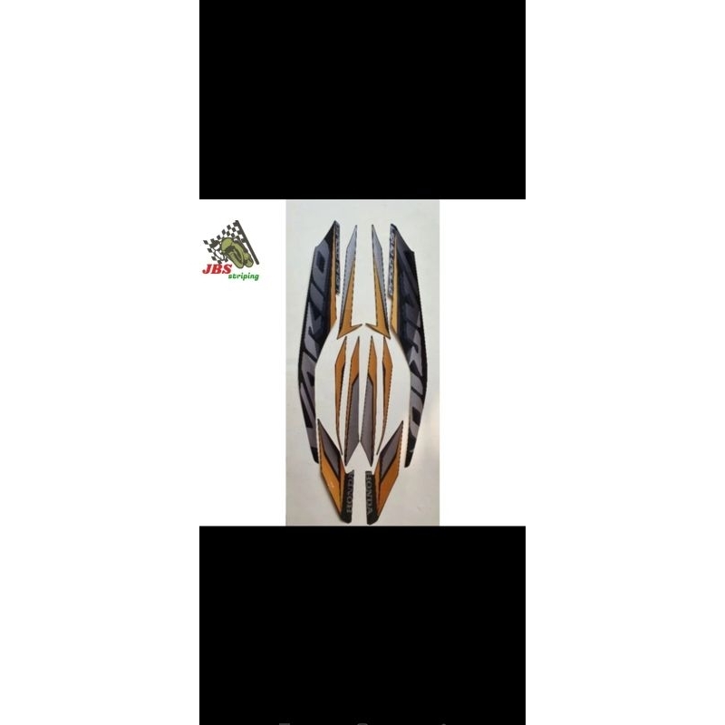 striping sticker lis honda new vario techno 125  iss led fi cbs 2021 2022 biru doff