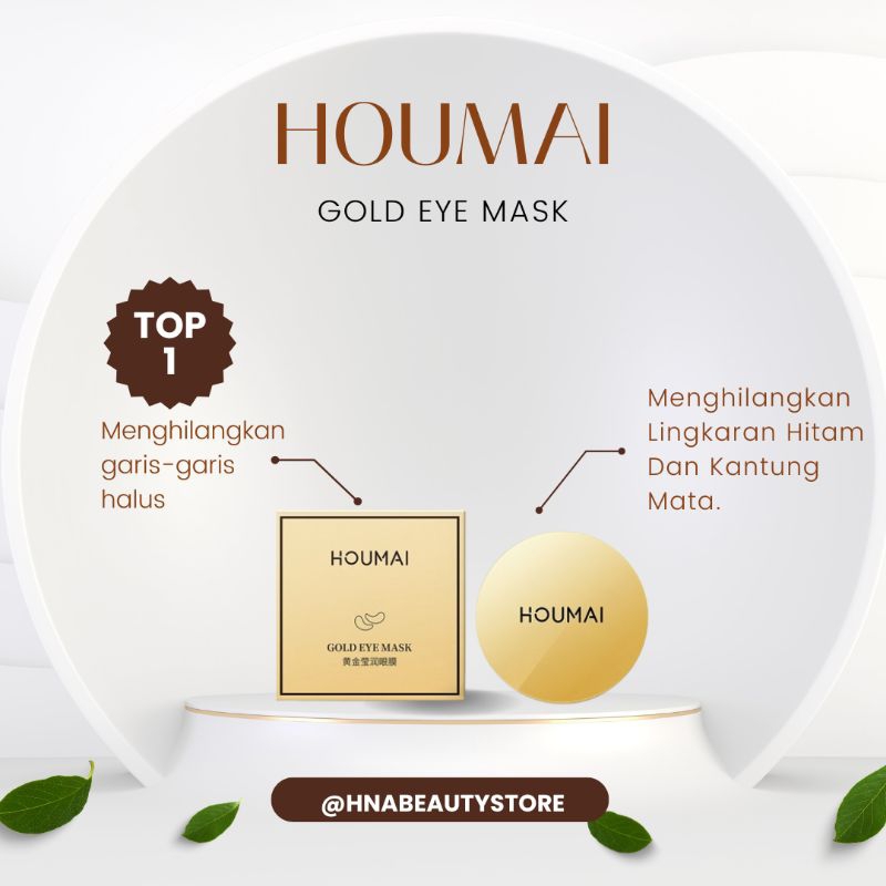 EYE MASK GOLD HOUMAI