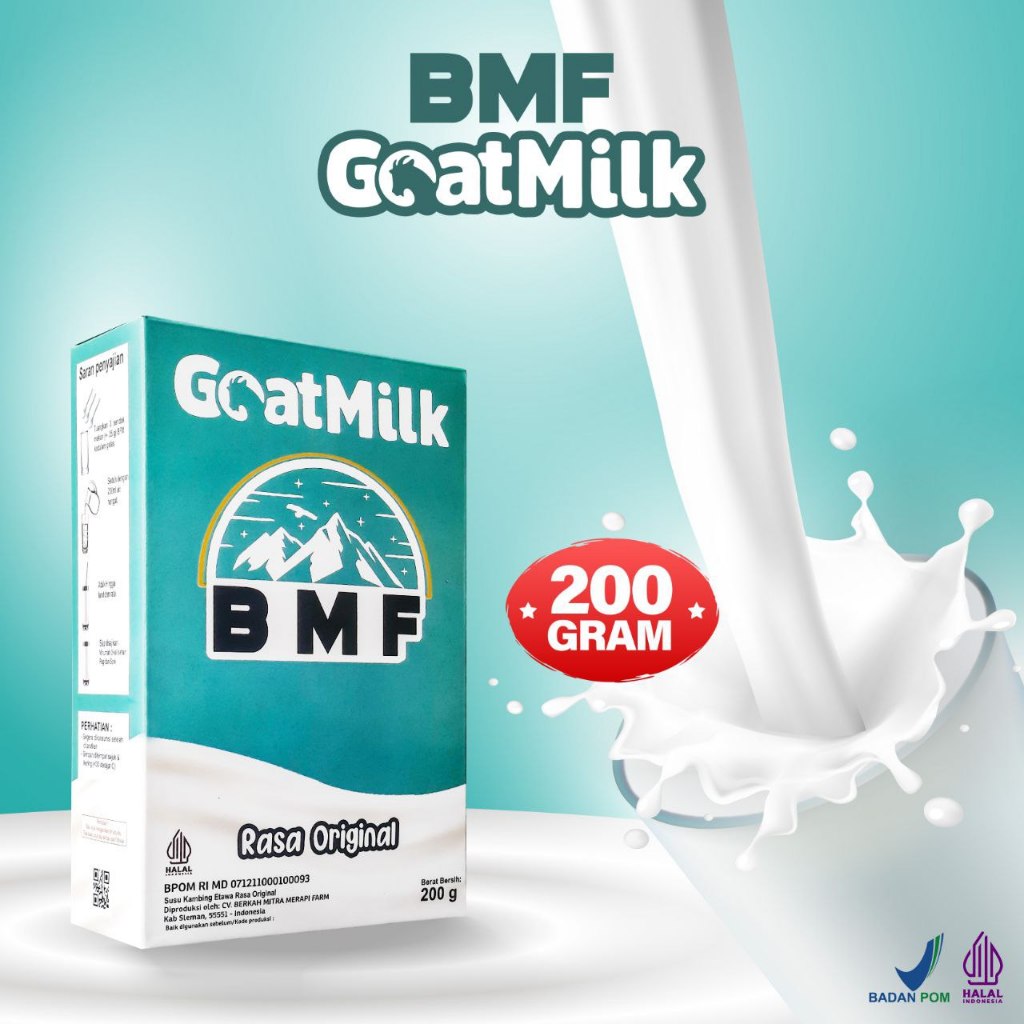

GOATMILK Susu Kambing Etawa BMF 200 gr Rasa Original